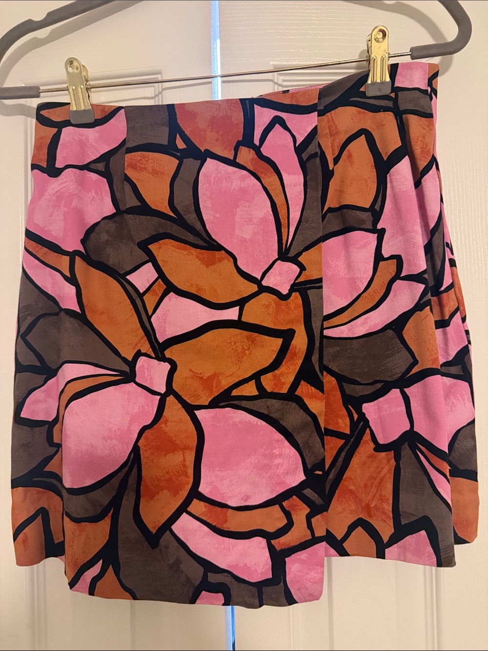 Minkpink Floral Print Mini Skirt Sz M